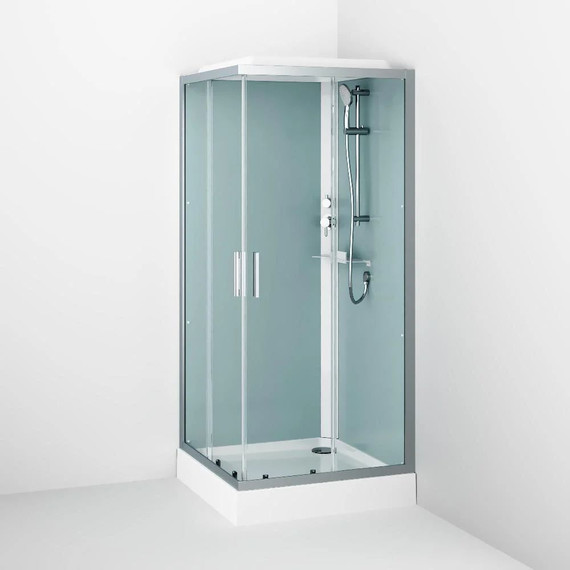 Душевое ограждение Am.Pm Gem 90х90 см W90C-403-090MT, хром/прозрачное - 4 Душевое ограждение Am.Pm Gem 90х90 см W90C-403-090MT, хром/прозрачное фото 4