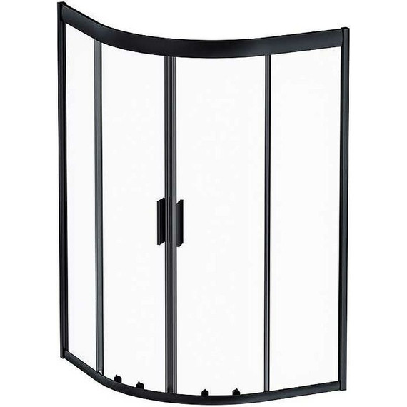 Душевое ограждение Am.Pm Gem 90х90 см W90G-401A090BT, чёрный/прозрачное фото 2