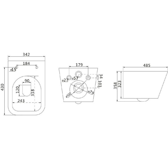 Инсталляция Lemark Peneda Expert с подвесным безободковым унитазом Florex Торнадо 100121423, кнопка хром глянцевая (Система смыва торнадо) фото 12