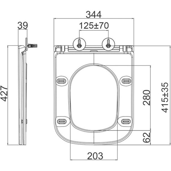 Инсталляция Lemark Peneda Expert с подвесным безободковым унитазом Florex Торнадо 100121423, кнопка хром глянцевая (Система смыва торнадо) фото 13
