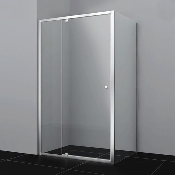 Душевое ограждение WasserKraft Aula 120x100 см 11P10, хром/прозрачное фото 