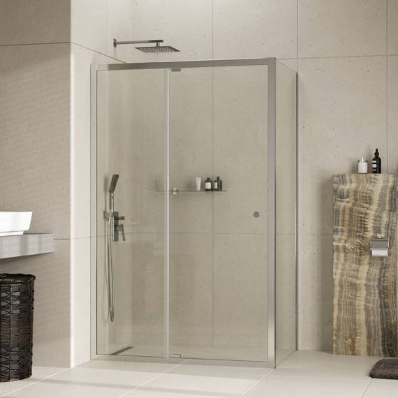 Душевое ограждение WasserKraft Aula 120x90 см 11P07, хром/прозрачное фото 2