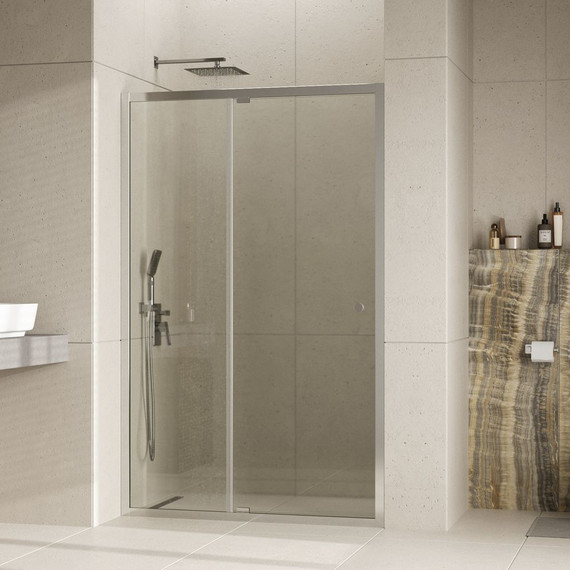 Душевая дверь WasserKraft Aula 110 см 11P13, хром/прозрачное - 2 Душевая дверь WasserKraft Aula 110 см 11P13, хром/прозрачное фото 2