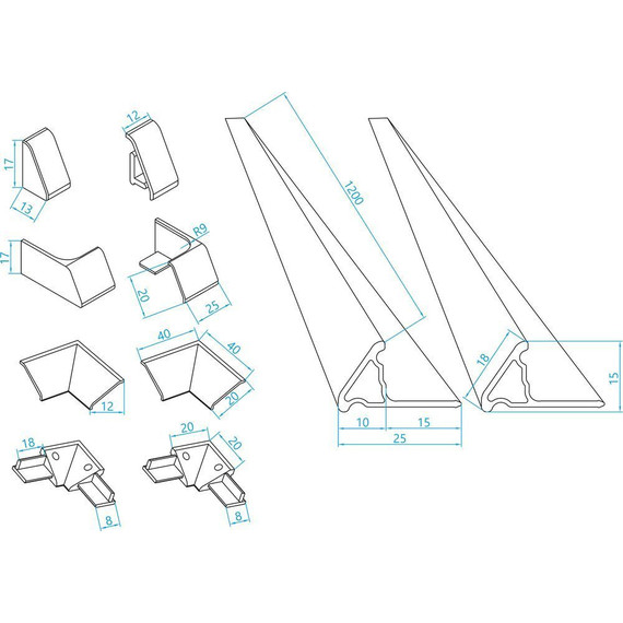 Декоративный бордюр для поддонов RGW B-01 46270112-01 фото 4