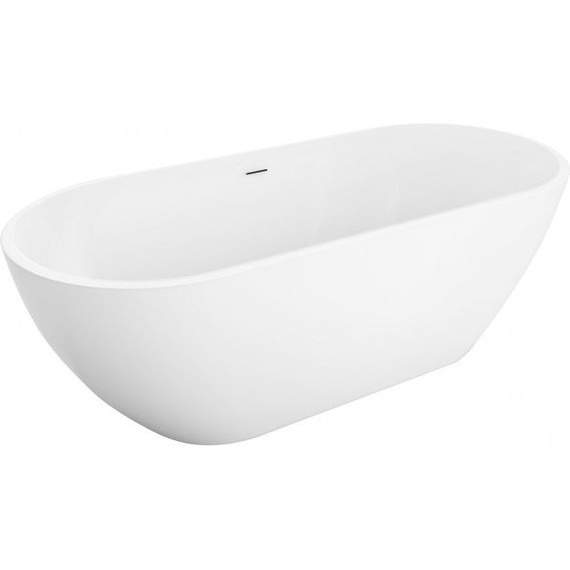 Ванна отдельностоящая BelBagno 160x73 см BB701-1600-730-K, Размер - мм: 1600х750 фото 2