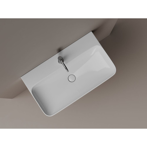 Раковина подвесная ceramicanova Aura 81 см CN2006 фото 3