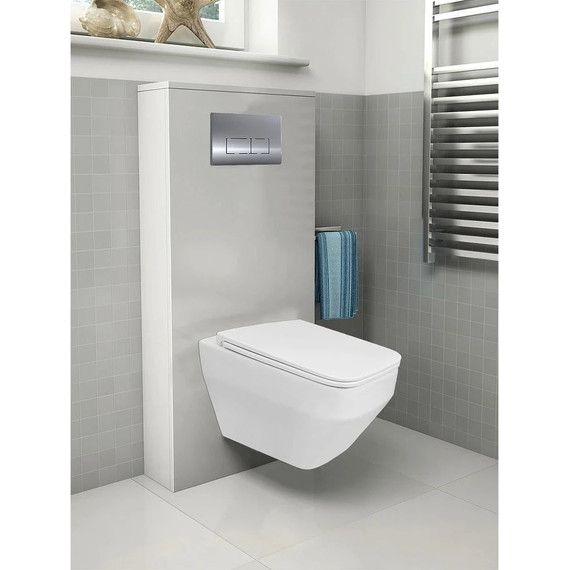 Инсталляция с подвесным унитазом комплект: Loranto 4501 с подвесным безободковым унитазом Azario Moneo AZ-0062 сиденье микролифт - 15 Инсталляция с подвесным унитазом комплект: Loranto 4501 с подвесным безободковым унитазом Azario Moneo AZ-0062 сиденье микролифт фото 15