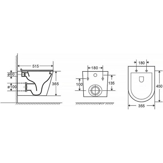 Инсталляция с подвесным унитазом комплект: Loranto 4501 с подвесным безободковым унитазом Azario Moneo AZ-0062 сиденье микролифт - 16 Инсталляция с подвесным унитазом комплект: Loranto 4501 с подвесным безободковым унитазом Azario Moneo AZ-0062 сиденье микролифт фото 16