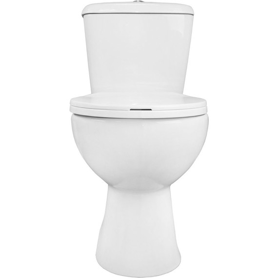 Унитаз-компакт Loranto Lino CS-CT8812 с тонкой крышкой микролифт - 5 Унитаз-компакт Loranto Lino CS-CT8812 с тонкой крышкой микролифт фото 5