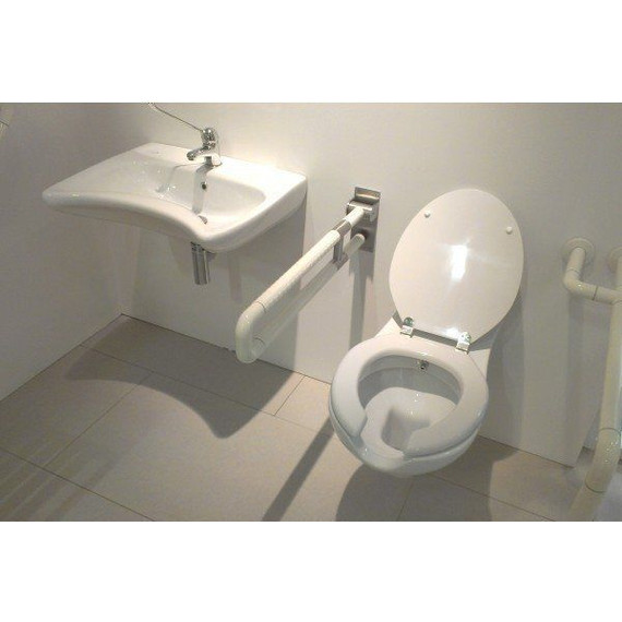 Откидной поручень для раковины и унитаза Creavit TB302 - 2 Откидной поручень для раковины и унитаза Creavit TB302 фото 2