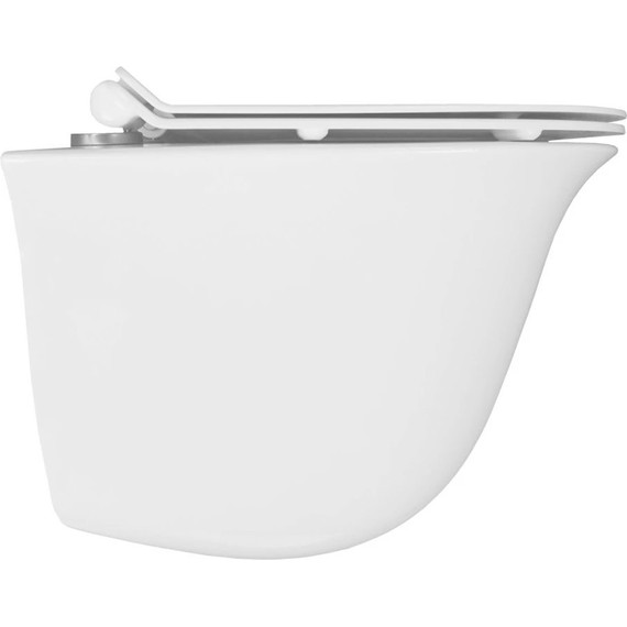 Инсталляция с подвесным унитазом комплект: Ideal Standard Prosys Eco Frame M E233267 с подвесным безободковым унитазом Azario Felice AZ-0051 сиденье микролифт, крепление фото 6