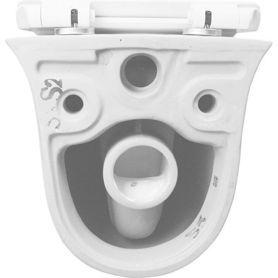 Инсталляция с подвесным унитазом комплект: Ideal Standard Prosys Eco Frame M E233267 с подвесным безободковым унитазом Azario Felice AZ-0051 сиденье микролифт, крепление фото 8