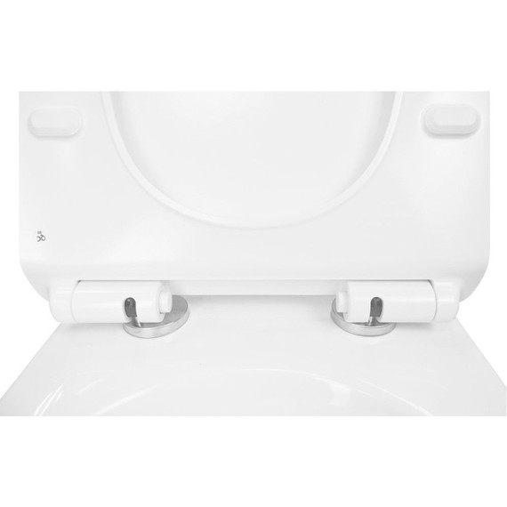 Инсталляция с подвесным унитазом комплект: Ideal Standard Prosys Eco Frame M E233267 с подвесным безободковым унитазом Azario Felice AZ-0051 сиденье микролифт, крепление фото 11