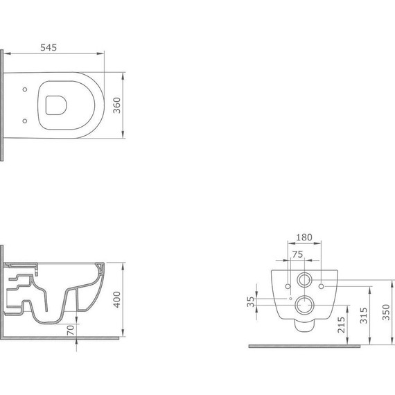 Инсталляция с подвесным унитазом комплект: Ideal Standard Prosys Frame 120 M R020467 с подвесным безободковым унитазом Azario Ferio 87565 сиденье микролифт, крепление фото 16