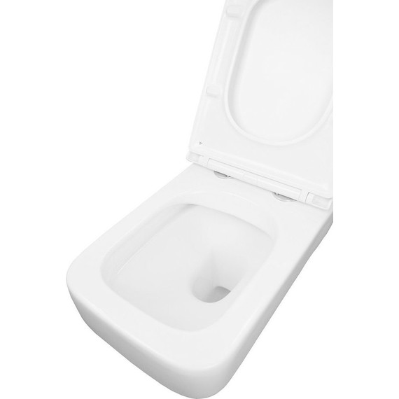 Инсталляция с подвесным унитазом комплект: Ideal Standard Prosys Eco Frame M E233267 с подвесным безободковым унитазом Azario Moneo AZ-0062 сиденье микролифт, крепление фото 6