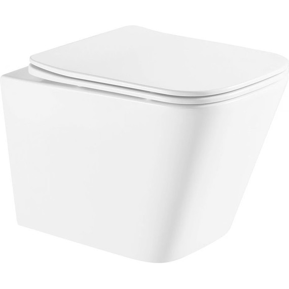 Инсталляция с подвесным унитазом комплект: Ideal Standard Prosys Frame 120 M R020467 с подвесным безободковым унитазом Azario Teramo AZ-0052-UQ сиденье микролифт, крепление (Система смыва торнадо) фото 5