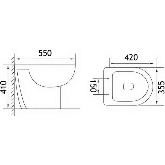 Инсталляция с подвесным унитазом комплект: Ideal Standard Prosys Eco Frame M E233267 с подвесным безободковым унитазом Loranto Fredo CS-WH8005 сиденье микролифт, крепление - 13 Инсталляция с подвесным унитазом комплект: Ideal Standard Prosys Eco Frame M E233267 с подвесным безободковым унитазом Loranto Fredo CS-WH8005 сиденье микролифт, крепление фото 13