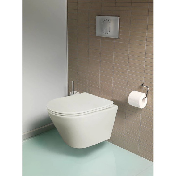 Инсталляция с подвесным унитазом комплект: Grohe Rapid SL 38772001 с подвесным безободковым унитазом Loranto Krosa 87266 сиденье микролифт, крепление, кнопка смыва хром (Система смыва торнадо) - 7 Инсталляция с подвесным унитазом комплект: Grohe Rapid SL 38772001 с подвесным безободковым унитазом Loranto Krosa 87266 сиденье микролифт, крепление, кнопка смыва хром (Система смыва торнадо) фото 7