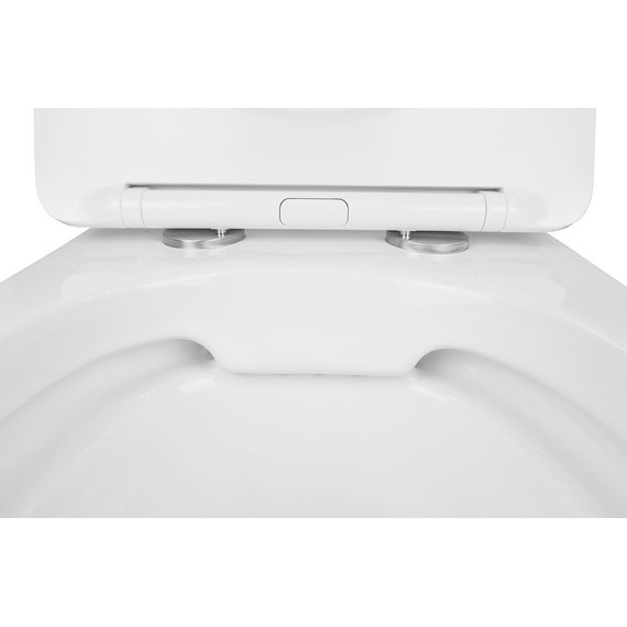 Инсталляция с подвесным унитазом комплект: Grohe Rapid SL 38772001 с подвесным безободковым унитазом Azario Gloria AZ-2003 сиденье микролифт, крепление, кнопка смыва хром, Цвет производителя: белый - 8 Инсталляция с подвесным унитазом комплект: Grohe Rapid SL 38772001 с подвесным безободковым унитазом Azario Gloria AZ-2003 сиденье микролифт, крепление, кнопка смыва хром, Цвет производителя: белый фото 8