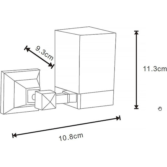 Стакан для зубных щеток Azario Altre AZ-96006B, цвет чёрный матовый - 2 Стакан для зубных щеток Azario Altre AZ-96006B, цвет чёрный матовый фото 2