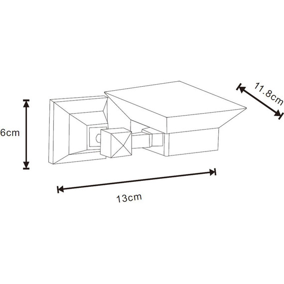 Мыльница Azario Altre AZ-96008B, цвет чёрный матовый фото 2