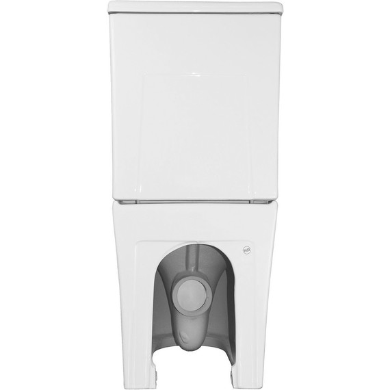 Унитаз-компакт безободковый Azario Conto AZ-T005BR с тонкой крышкой микролифт (Система смыва торнадо), Цвет производителя: белый - 13 Унитаз-компакт безободковый Azario Conto AZ-T005BR с тонкой крышкой микролифт (Система смыва торнадо), Цвет производителя: белый фото 13