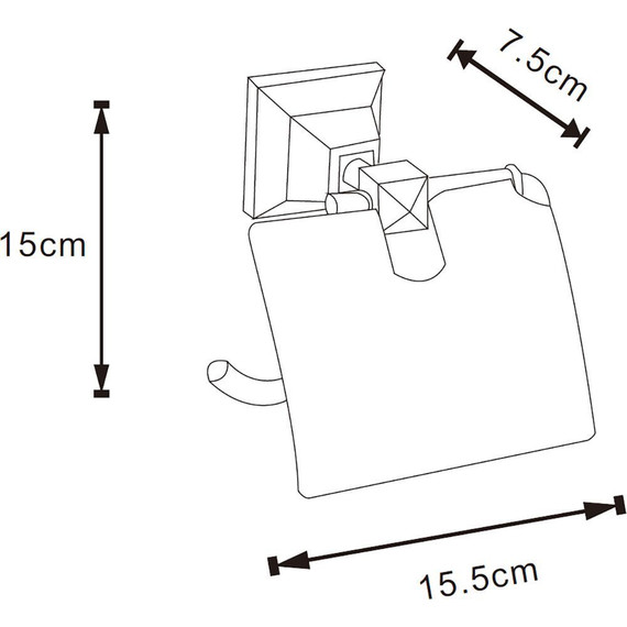 Держатель для туалетной бумаги Azario Altre AZ-96010 фото 2