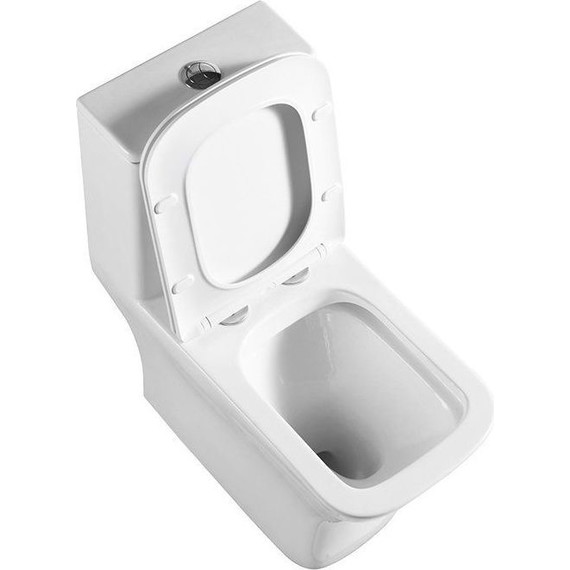 Унитаз-моноблок BelBagno Neon BB8617CPR-MN/SC с крышкой микролифт - 4 Унитаз-моноблок BelBagno Neon BB8617CPR-MN/SC с крышкой микролифт фото 4