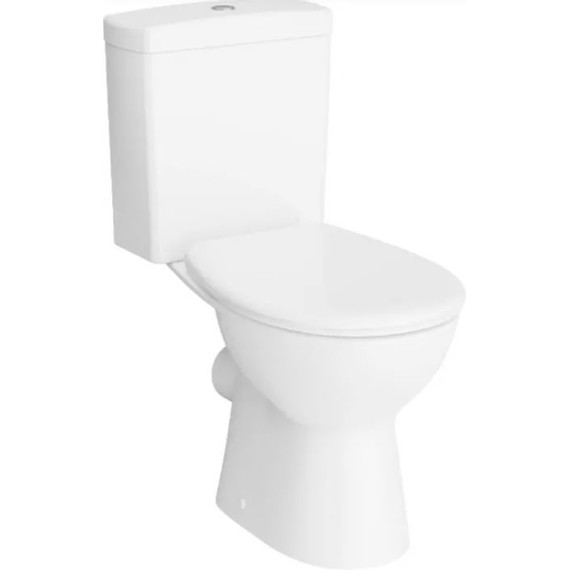 Унитаз-компакт безободковый Vitra Norm Zeitgeist 9864B099-7208 с крышкой термопласт с микролифтом фото 