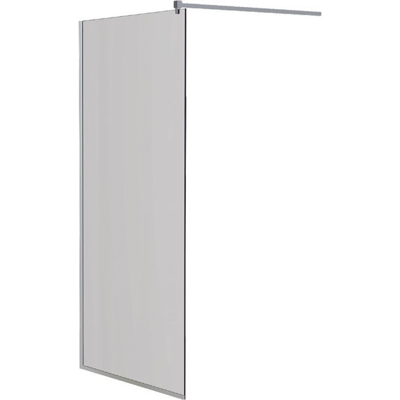 Душевая перегородка Mirsant Walk in 90 см с аксессуарами (стекло 8 мм) хром/прозрачное - 5 Душевая перегородка Mirsant Walk in 90 см с аксессуарами (стекло 8 мм) хром/прозрачное фото 5