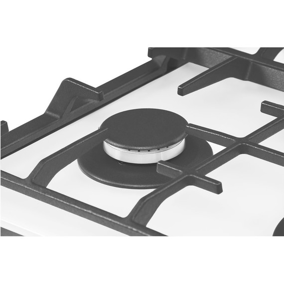 Газовая варочная поверхность NordFrost HM 6044 W (белое стекло) фото 5