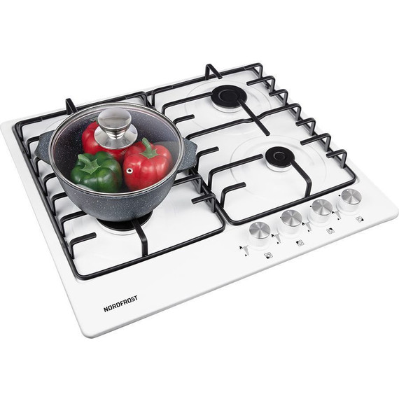 Газовая варочная поверхность NordFrost HS 6040 W фото 3