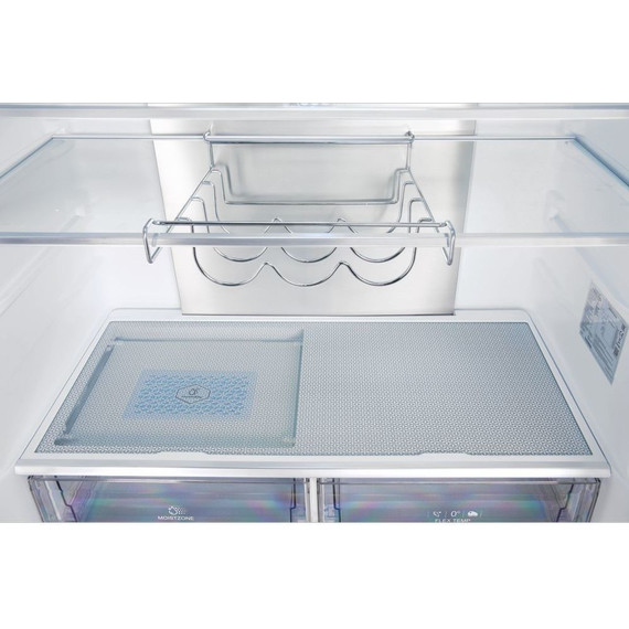 Холодильник Side by Side Hiberg RFQ-555DX NFGB inverter (чёрное мерцающее стекло) фото 15