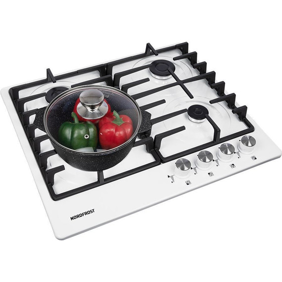 Газовая варочная поверхность NordFrost HS 6043 W фото 4
