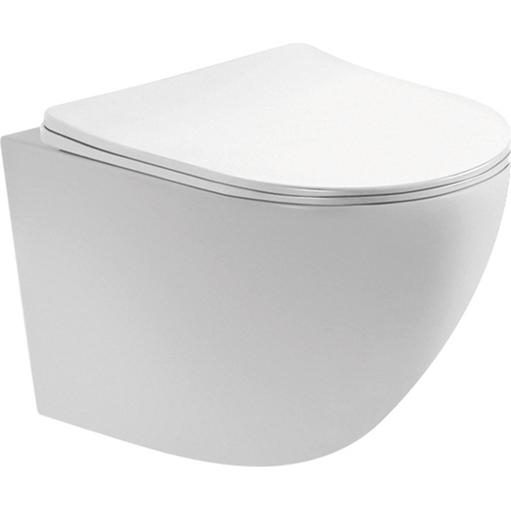 Унитаз подвесной безободковый Aquatek Европа AQ1900T-00 с тонкой крышкой микролифт (Система смыва торнадо) - 2 Унитаз подвесной безободковый Aquatek Европа AQ1900T-00 с тонкой крышкой микролифт (Система смыва торнадо) фото 2