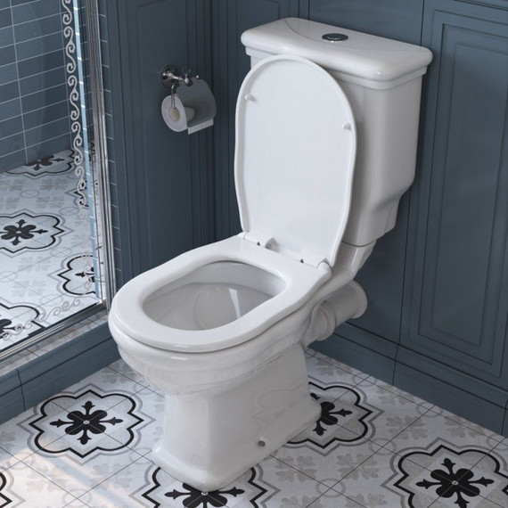 Унитаз-компакт слив горизонтальный BelBagno Boheme BB115CPR фото 12