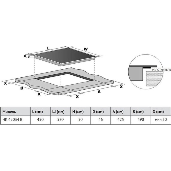 Электрическая варочная поверхность Korting HK 42034 B фото 2