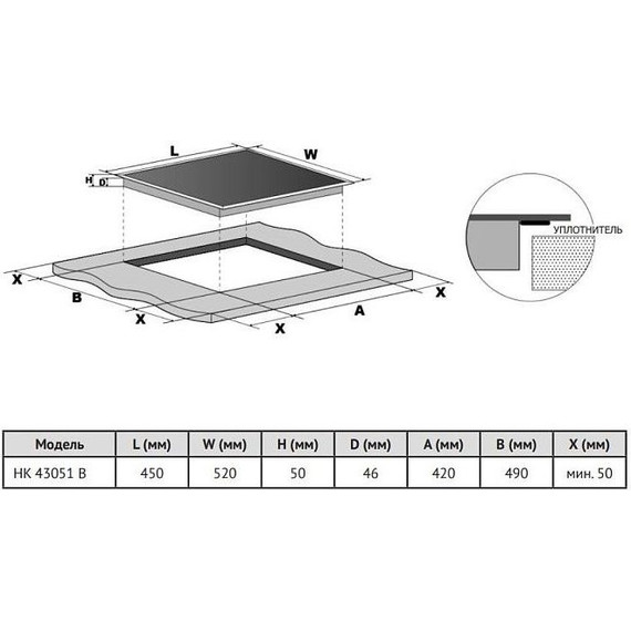 Электрическая варочная поверхность Korting HK 43051 B фото 2