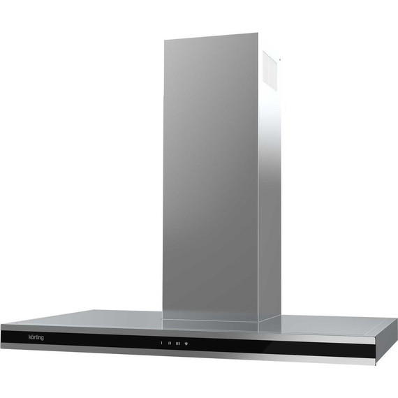 Вытяжка Korting KHC 9737 XGN (чёрное стекло) фото 2