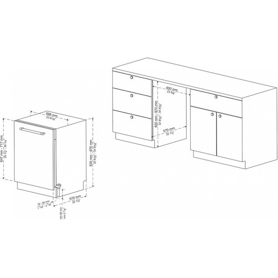 Встраиваемая посудомоечная машина Korting KDI 60898 I фото 2