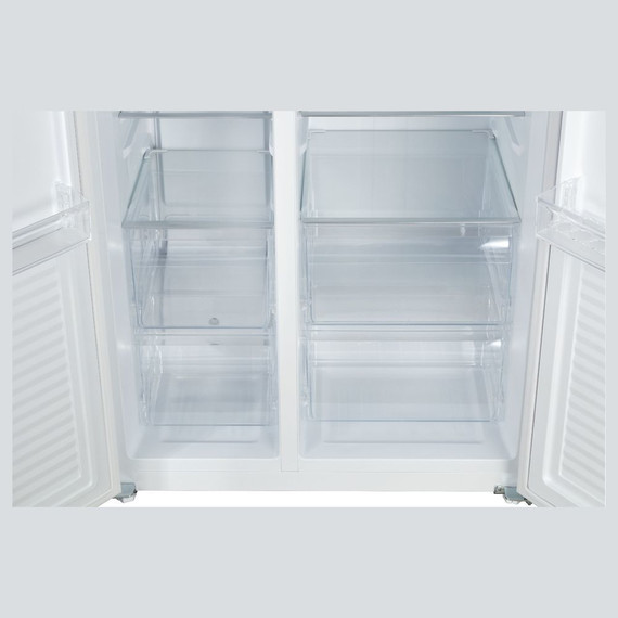 Холодильник Side by Side Korting KNFS 93535 GN (чёрное стекло) фото 4