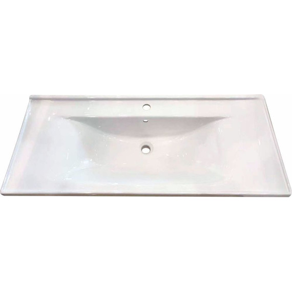 Тумба напольная с раковиной Mirsant Soho quadro 120 см (раковина Deep 120) белый фото 2