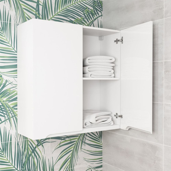 Шкаф подвесной Mirsant Soho 80 см, белый - 2 Шкаф подвесной Mirsant Soho 80 см, белый фото 2