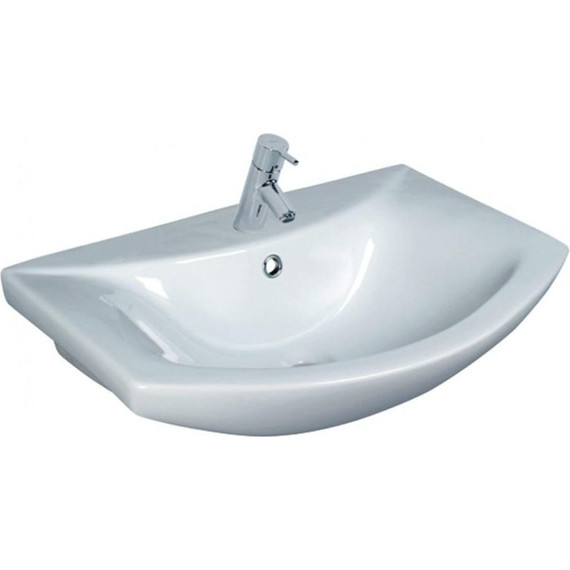 Тумба напольная с раковиной Mirsant Grace 60 см с раковиной Балтика 60, дуб белый (тумба идёт в разобранном виде) фото 2