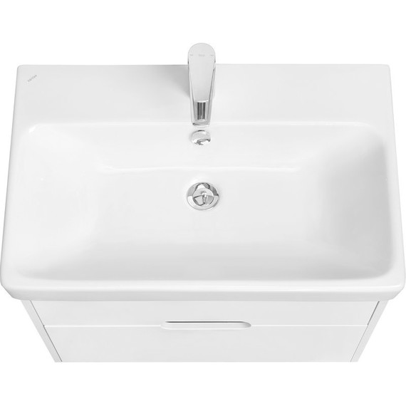 Тумба подвесная с раковиной Акватон Оливия 70 см 1A254301OL010, белый матовый - 3 Тумба подвесная с раковиной Акватон Оливия 70 см 1A254301OL010, белый матовый фото 3