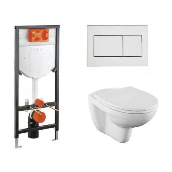 Инсталляция с подвесным унитазом Vitra Norm L-Box 9773B099-7207 фото 