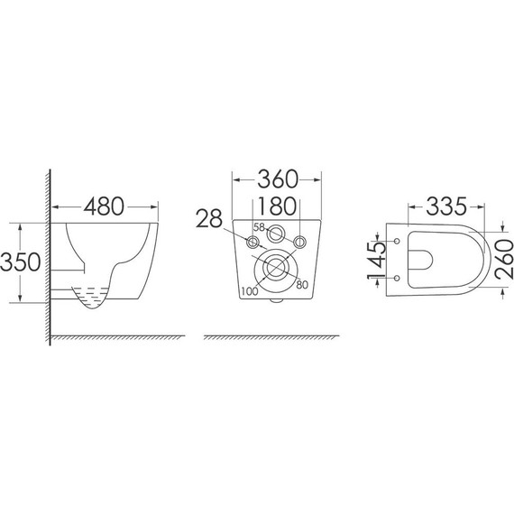 Унитаз подвесной безободковый Azario Fatto AZ-1049WS с тонкой крышкой микролифт фото 15