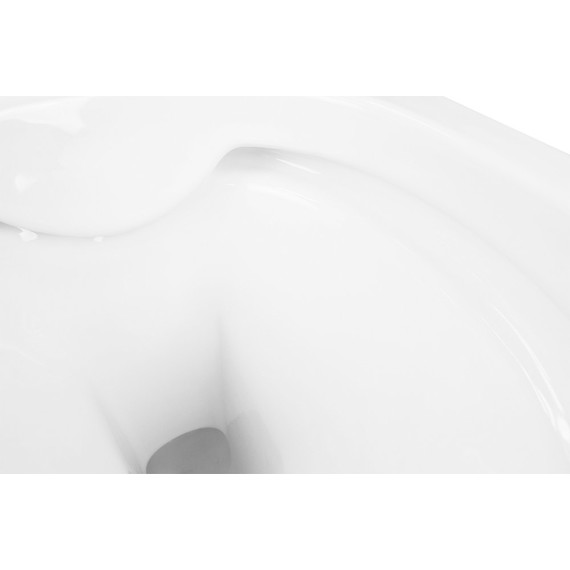 Унитаз подвесной безободковый Azario Fatto AZ-1049WS с тонкой крышкой микролифт фото 5