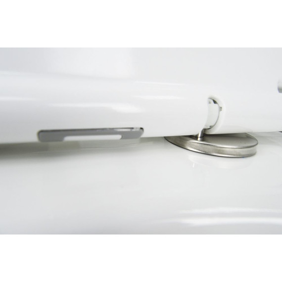 Унитаз подвесной безободковый Azario Fatto AZ-1049WS с тонкой крышкой микролифт фото 7