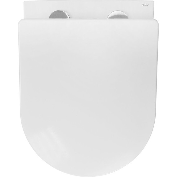 Унитаз подвесной безободковый Azario Fatto AZ-1049WS с тонкой крышкой микролифт фото 8